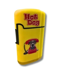B!Flame Sturmfeuerzeug Jetflame Hot Dog Gelb