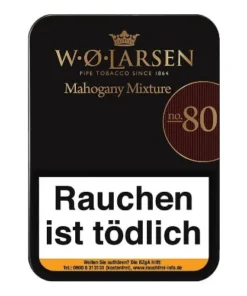 Pfeifentabak W.Ø. Larsen No. 80 Mahogany Mixture 100 Gramm