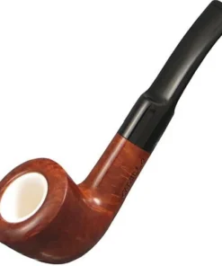 Pfeife Capitello Corteccia Dublin aus Bruyèreholz Meerschaum Acryl in braun weiss schwarz