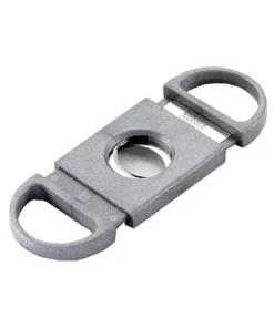Zigarrencutter aus Kunststoff Edelstahl in silbergrau 20 mm Durchmesser