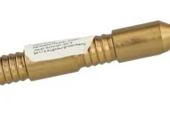 Metallpfeife 9,7cm Gold