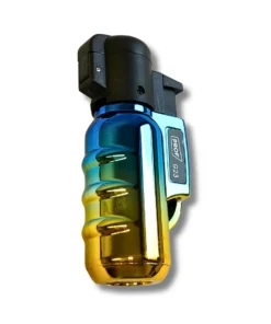 Prof Sturmfeuerzeug Jetflame Gradient Gold Blau
