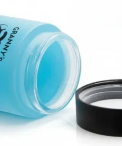 Grannys Weed Premium Stash Jar Aufbewahrungsglas Hellblau