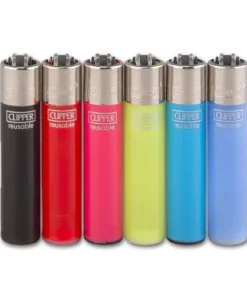 Einwegfeuerzeug Stein CLIPPER Solid Branded Steller mit 24 Stueck