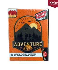 Streichhölzer Streichholz Adventure 55mm (3×100 Stück)
