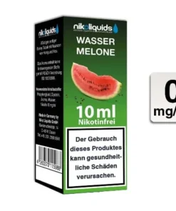 E-Liquid NIKOLIQUIDS Wassermelone 0 mg 50 PG / 50 VG
