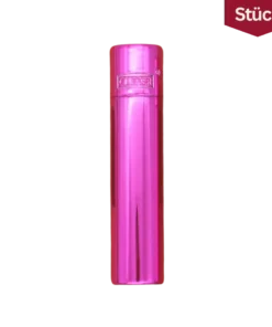Clipper Feuerzeug Metall Fuchsia