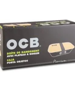 OCB Rolling Box mit Tray Metall Drehbox Tabak Aufbewahrung