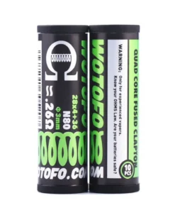 Wotofo Quad Core Fused Clapton Coils 0,26 Ohm (10 pieces)