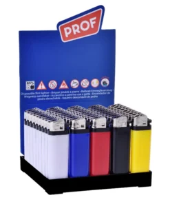 Prof Feuerzeug Reibrad Basic Schwarz