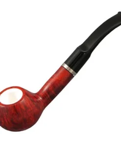 Pfeife Capitello Beta Prince aus Bruyèreholz Meerschaum Acryl in braun weiss schwarz
