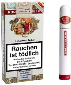 Romeo Y Julieta No.2 Zigarren Tubos 3 Stk.