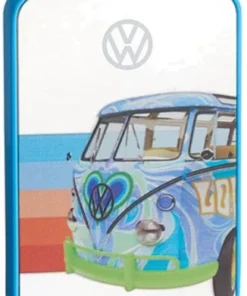VW Feuerzeug Mirror Metall Blau