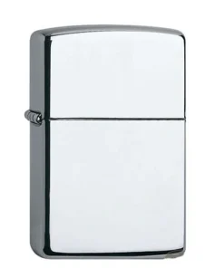 Feuerzeug Zippo aus Chrom poliert in silber glänzend