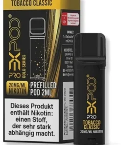 Expod Pro Gold Series Tobacco Classic Prefilled Pod 1x2ml 20mg