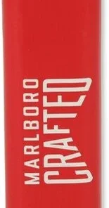 Werbefeuerzeug Marlboro Crafted Rot