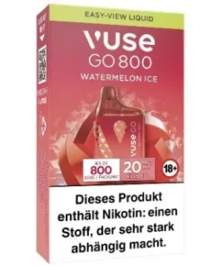 Vuse GO 800 Watermelon Ice Vape Einweg E-Zigarette 20mg AP