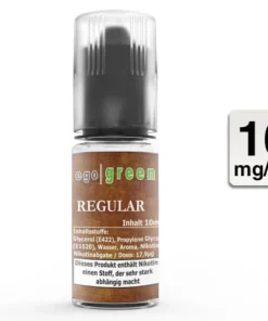 E-Liquid EGO GREEN Regular Tobacco 16 mg
