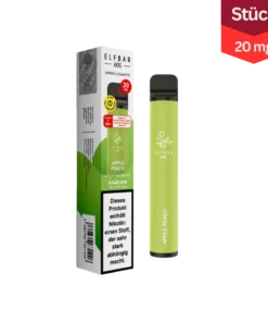 Elfbar Apple Peach 20mg 600 Züge Vape Einweg E-Zigarette