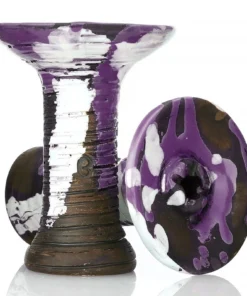 Vintage Alien Flat Shisha Phunnel Purple