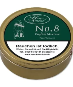 Pfeifentabak House of Smoke No.8 English Mixture 50 Gramm