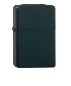 Feuerzeug Zippo aus Metall beschichtet in schwarz matt