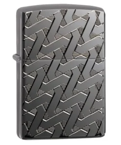 ZIPPO Sturmfeuerzeug Geometric Weave Design