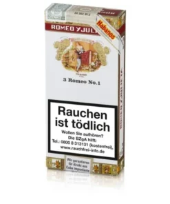 Romeo y Julieta Romeo No.1 Tubos 3 Zigarren