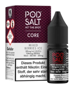 Pod Salt Core – Nikotinsalz Liquid – Mixed Berries Ice