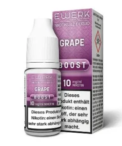 E-Liquid Nikotinsalz E’WERK Boost Grape 10mg