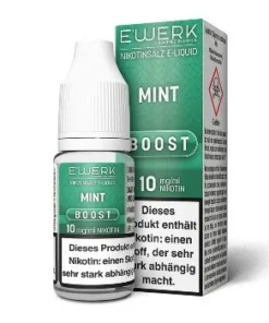 E-Liquid Nikotinsalz E’WERK Boost Mint 10mg