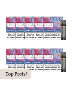 10er Pack E-Liquidpod ELFBAR Elfa Mix Berries 0 mg 2 Pods ( OHNE NIKOTIN )