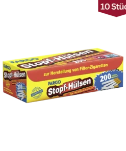 Bundle: Fargo Filterhülsen King Size (10×200 Stück)