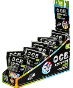 OCB Activ’Tips Slim 7mm Limited Edition Display 10×50 Filter (500 Stück)