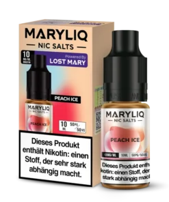 MARYLIQ – Nikotinsalz Liquid – Peach Ice