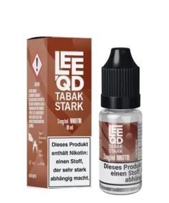 E-Liquid LEEQD Tabak stark 3mg 50 PG / 50 VG