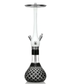 Wookah Nox White Check Black Shisha