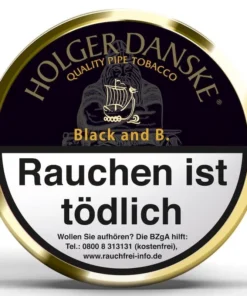 Pfeifentabak Holger Danske Black and Bourbon 100 Gramm