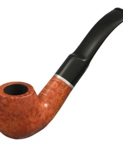Pfeife Capitello Sport Corteccia Apple aus Bruyèreholz Acryl in orangebraun schwarz