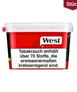 West Red Tabak Volumentabak Eimer (115g)