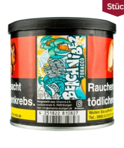 187 Tobacco Beach Vibez Himbeere Limette Orange Tabak Shishatabak (200g)