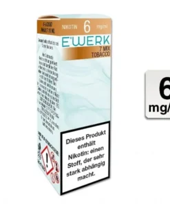 E-Liquid E’WERK 7 Mix 6 mg (Tobacco)