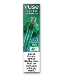 Einweg eZigarette Vuse GO Cucumber Mix 1000 mg bis zu 1000 Puffs