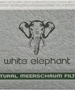 15 Schachteln à 45 Filter Pfeifenfilter White Elephant Natural Meerschaum Filter 6 mm
