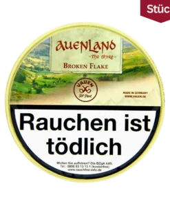 Auenland Broken Flake Tabak Pfeifentabak Dose (50g)