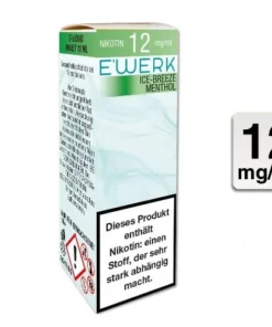 E-Liquid E’WERK Ice Breeze 12 mg (Menthol)