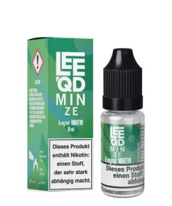 E-Liquid LEEQD Fresh Minze 6mg 50 PG / 50 VG