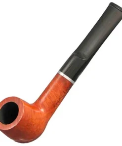 Pfeife Capitello Sport Corteccia aus Bruyèreholz Acryl in orangebraun schwarz gerade
