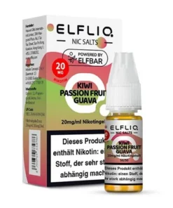 ELFBAR Elfliq Kiwi Passion Fruit Guava Nikotinsalzliquid