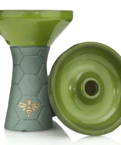 Bee Hookah Phunnel Olive – Half Glazed Green